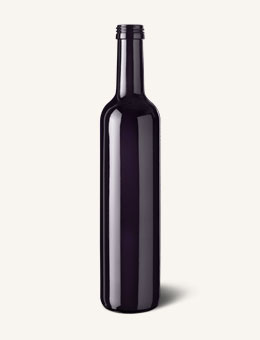Botella violeta oscuro para el agua - Miron Violett Glass
